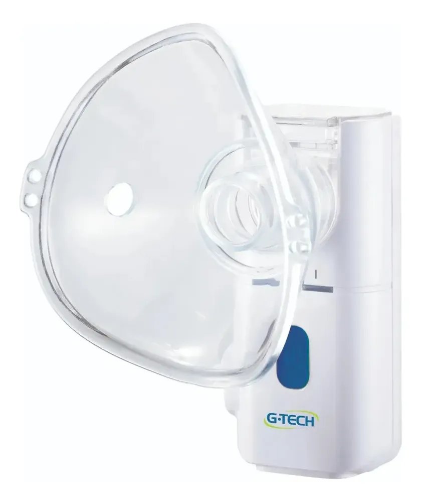 Inalador E Neb G-tech Nebmesh2 Adulto E Infantil Bivolt Branco