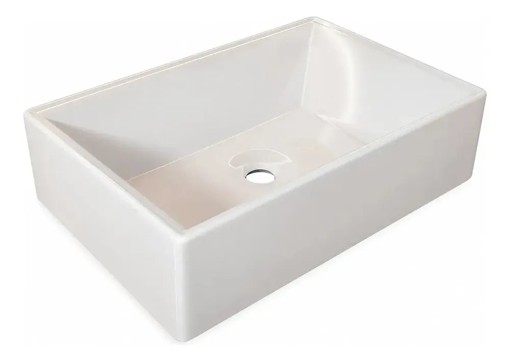 Cuba de Sobrepor Retangular Safira Movelove 27x39x9cm para Banheiro, Pia e Lavabo – Design Moderno