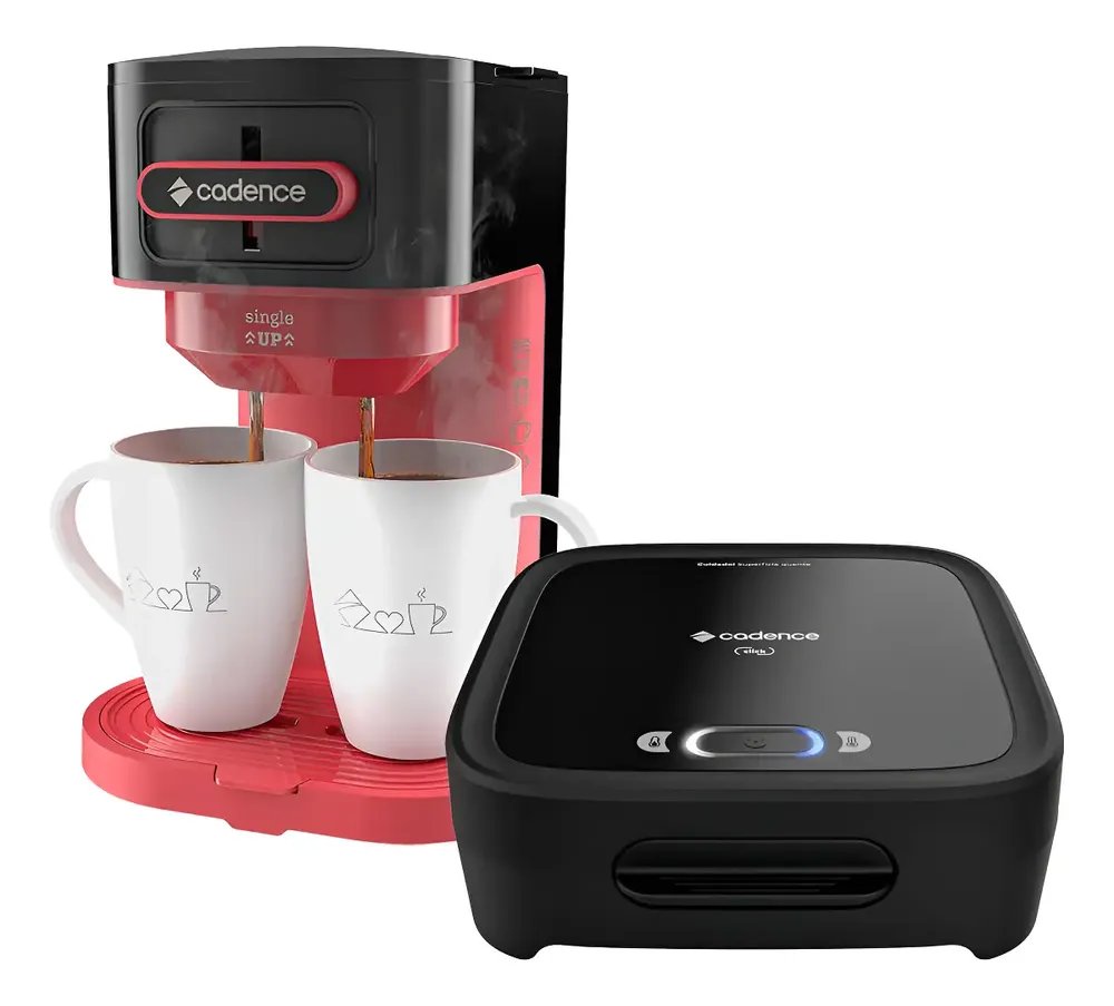Kit Click Cadence - Sanduicheira E Cafeteira Single Up Caden