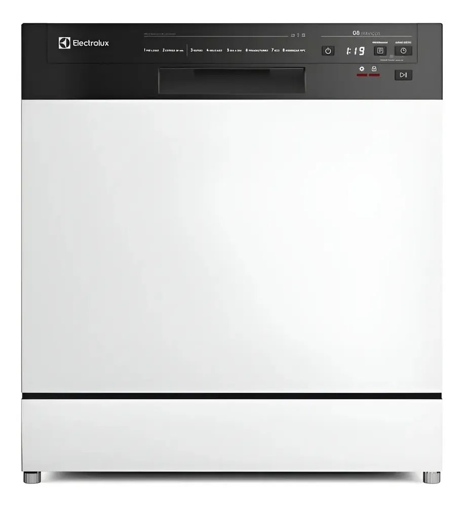 Lava-Louça 8 Serviços Branca com Programa Lava & Seca 50 min (LB08E Electrolux