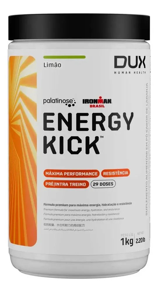 DUX HUMAN HEALTH Energy Kick Pré Treino Limão 1kg