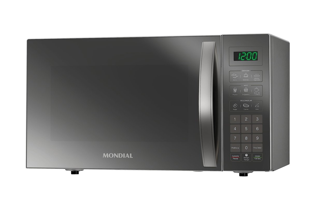 MONDIAL Micro-Ondas, Espelhado, 1400W, 220V - MO-02-34-E