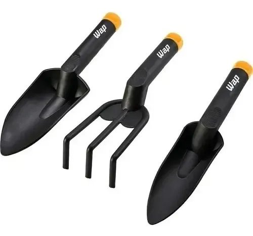 Conjunto De Jardinagem Manual Wap Gkjm01 Kit 3 Peças