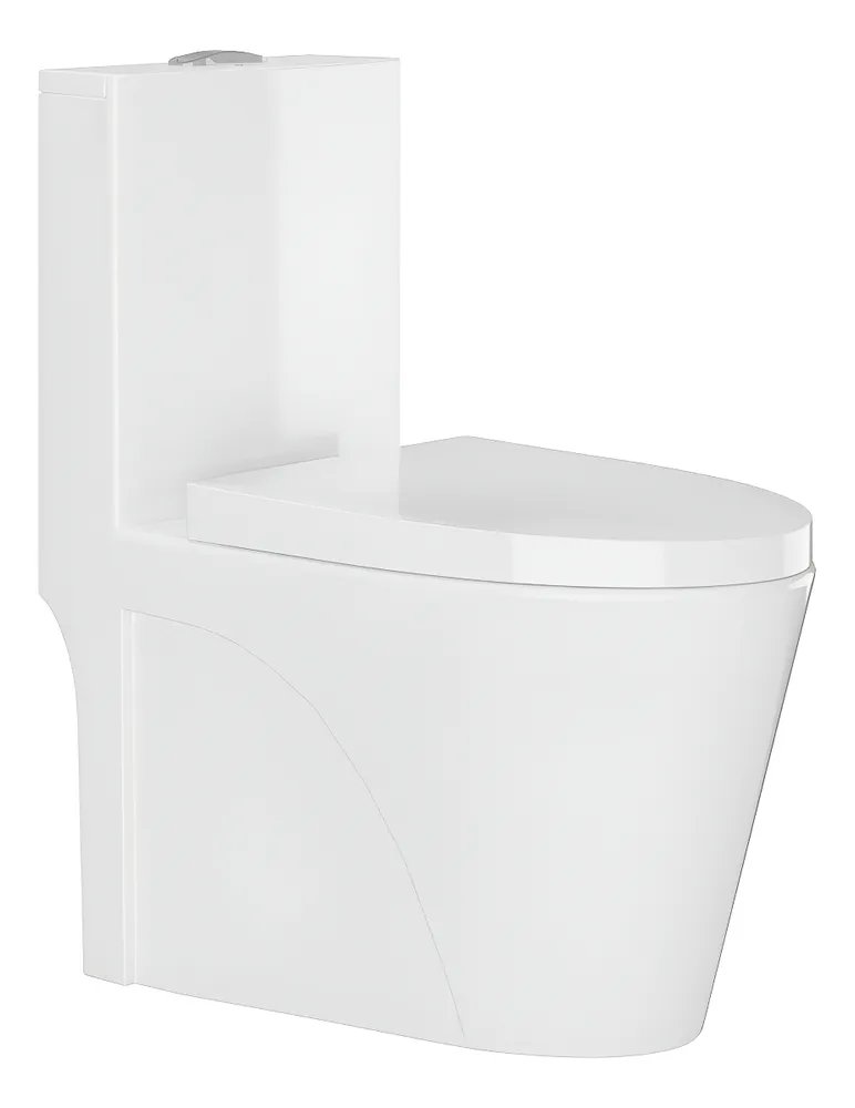 Vaso Sanitário Tubrax Monobloco VAB0002 Caixa Acoplada Completo Privada Cor Branco