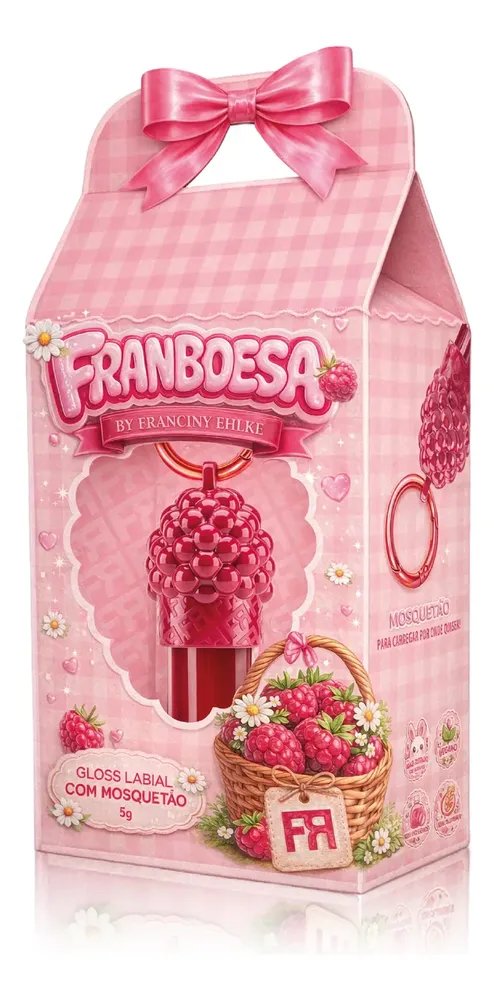 Gloss Franboesa By Franciny Ehlke Vermelho