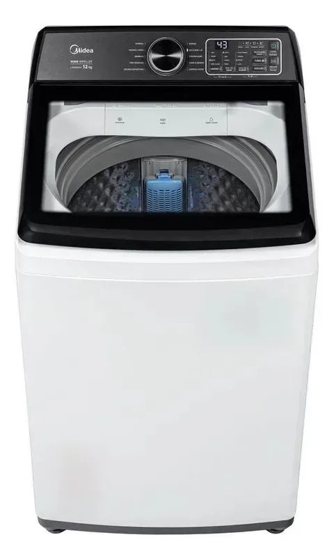 Lavadora De Roupas Midea 12kg Wave Impeller Mav04w120/wkbr0 Branco