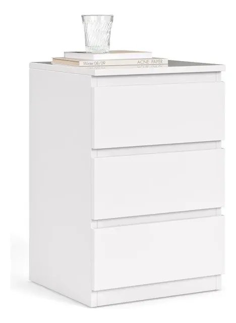 Mesa De Cabeceira Retrô Quarto Decoração 3 Gavetas - Cores