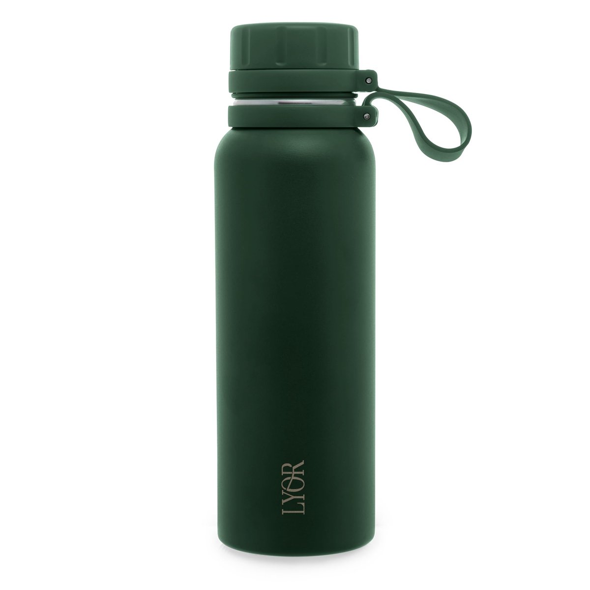 LYOR - Garrafa Térmica de Aço Inox Explorer Verde 650ml