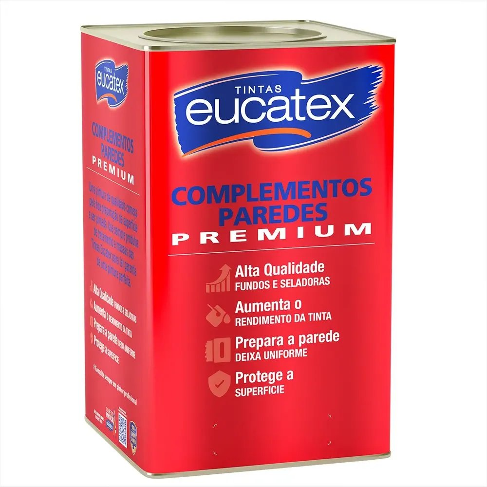 Selador Acrílico Branco Premium Maior Rendimento Eucatex Acabamento Fosco