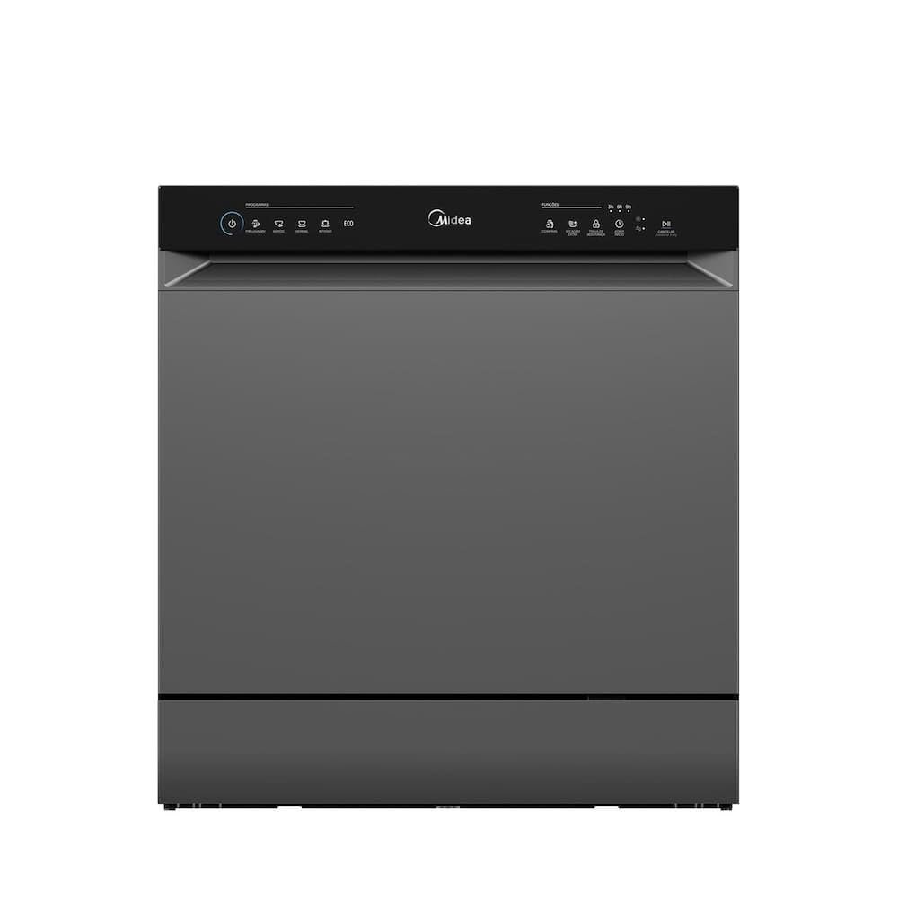 Lava Louças 8 Serviços Cinza Touch Plus Midea 220V