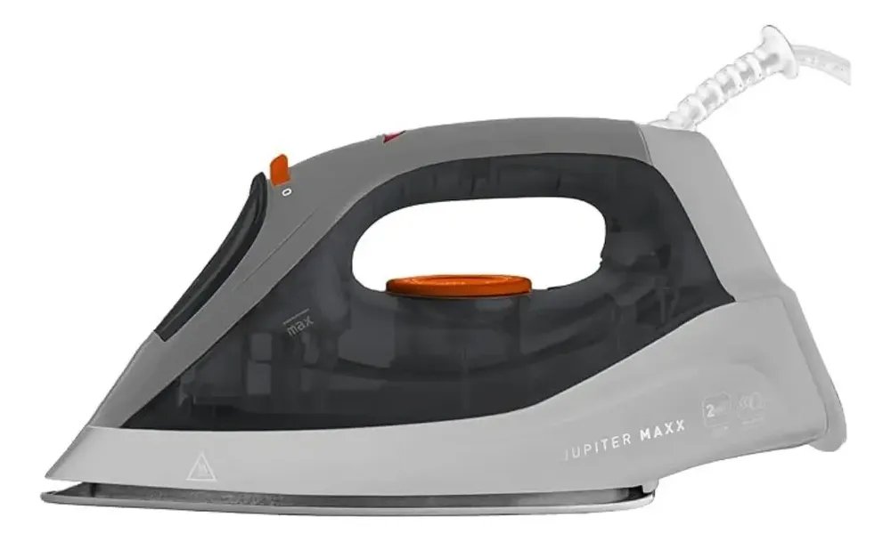 Ferro Mallory Jupiter Maxx 2 em 1: A Seco ou a Vapor – Base Antiaderente, Cabo 360º e Reservatório de 260ml