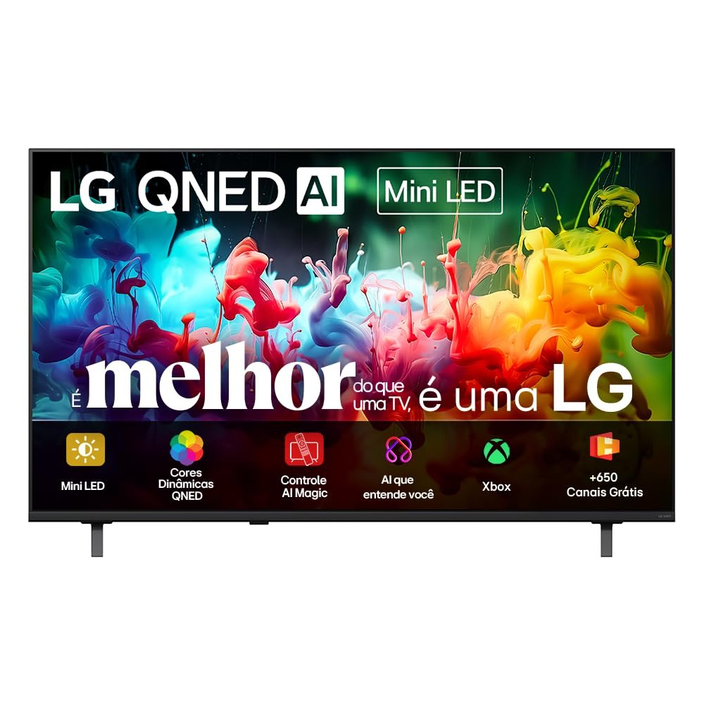 Smart TV LG QNED Mini LED AI 4K QNED70 75 polegadas 2029