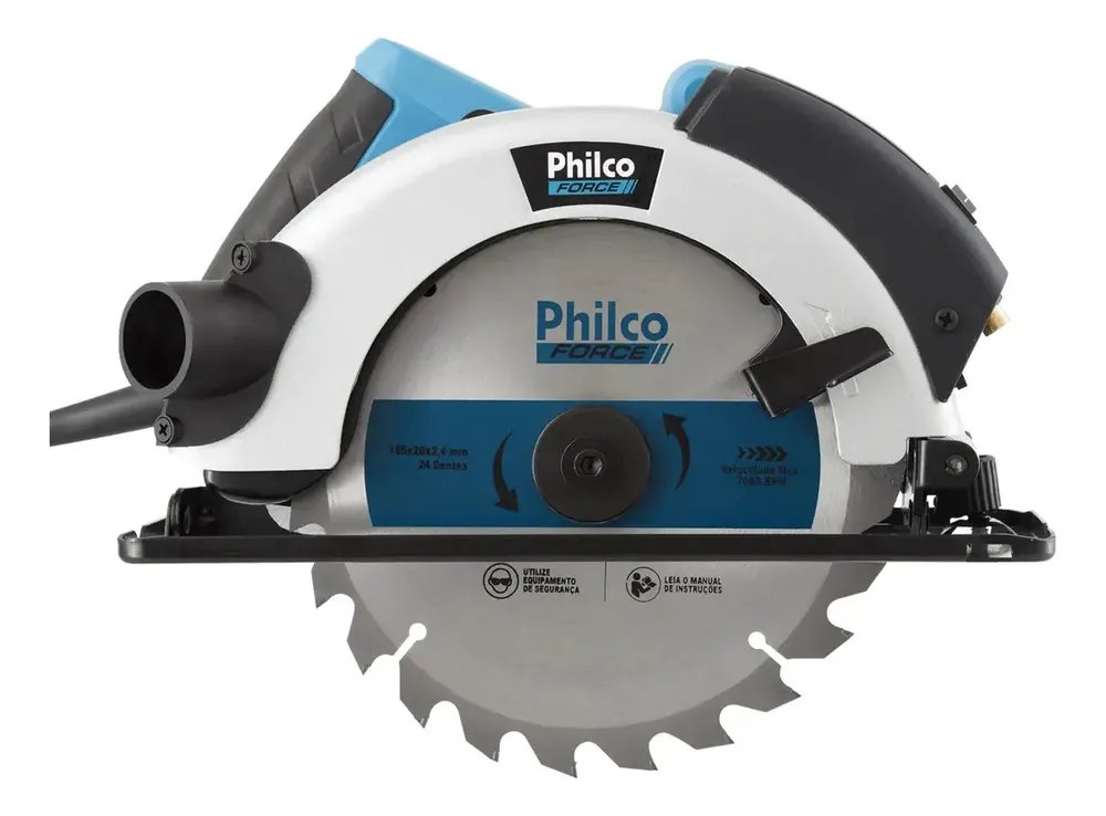 Serra Circular Philco Force 1500W 5500RPM PSC01 220V