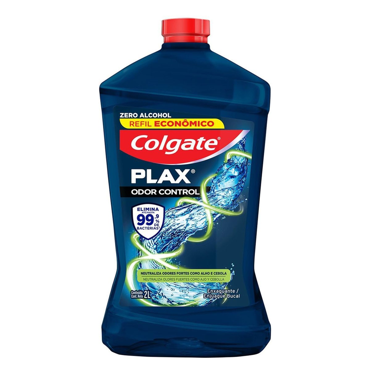 Colgate Plax Odor Control Enxaguante Bucal Sem Álcool, 2L