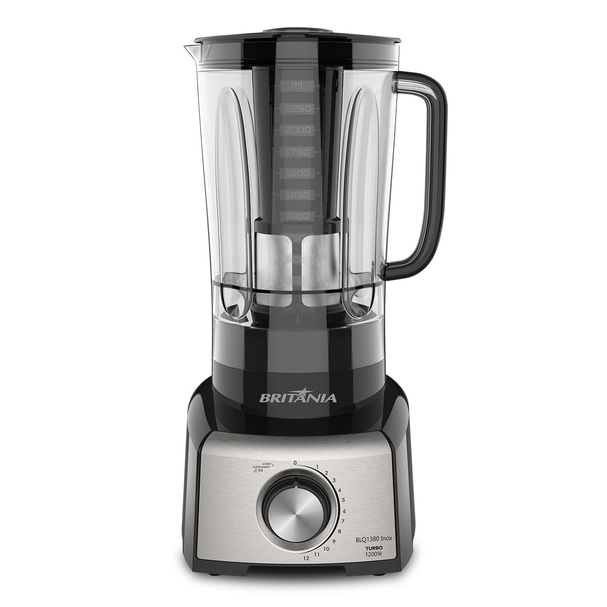 Britânia Liquidificador BLQ1380P Pro Maxx 6 Inox 3L 1200W 220V