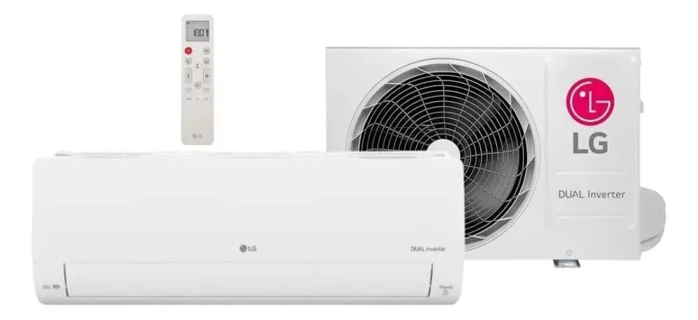 Ar Condicionado LG Dual Inverter Ai Voice 12000 Btus Qf Branco