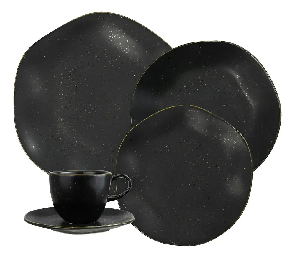 Aparelho de jantar 20 peças volcano ryo Oxford porcelana