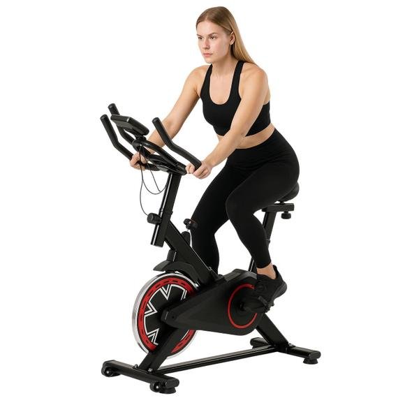 Bike Ergometrica Spinning Bicicleta Ergometrica Profissional 6kg inercia 120kg Profissional Apartamento Silenciosa
