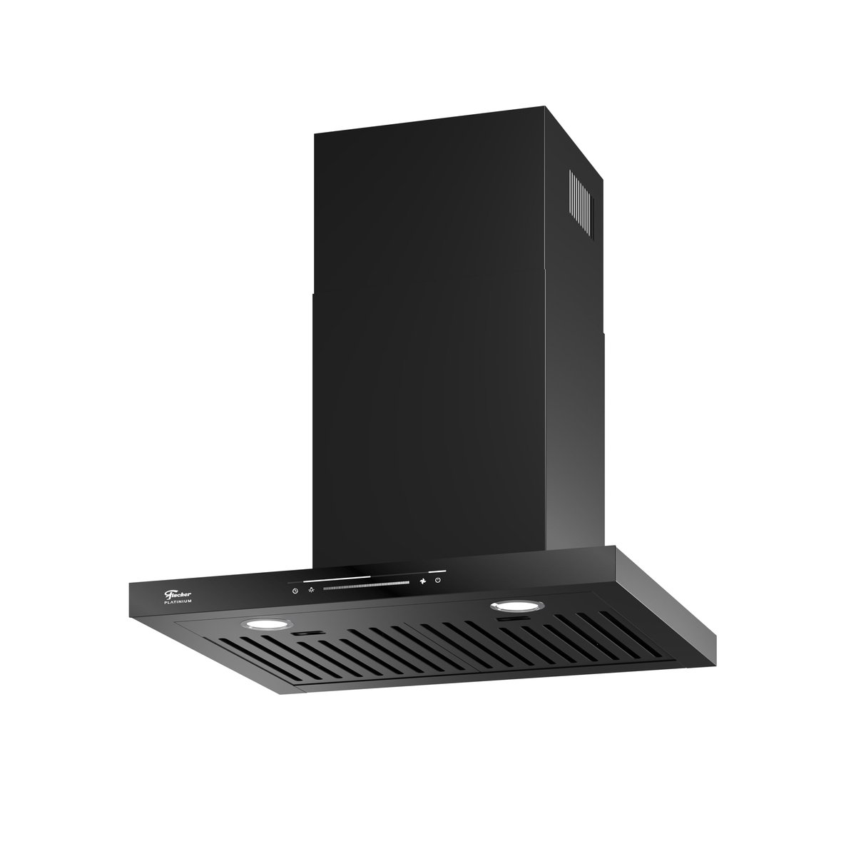 Fischer Coifa de Parede Platinium 60cm Controle por Gestos Preto 127V 40740-110704