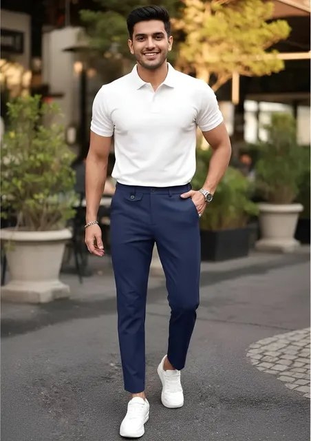 Calça Masculina Alfaiataria Italiana Moderna Social Aba (M ao GG)