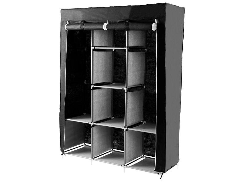 Guarda-roupa Solteiro Portátil Otello 8 Prateleiras GRP-PRT1