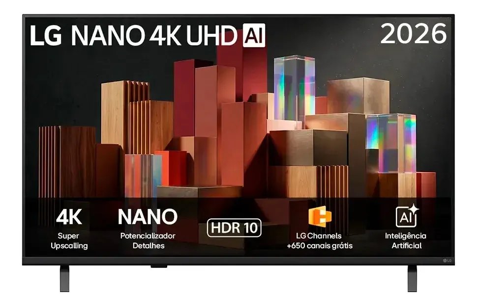 Smart Tv LG 43'' 4k Ultra Hd Nano Ai Magic Webos 26 43un85