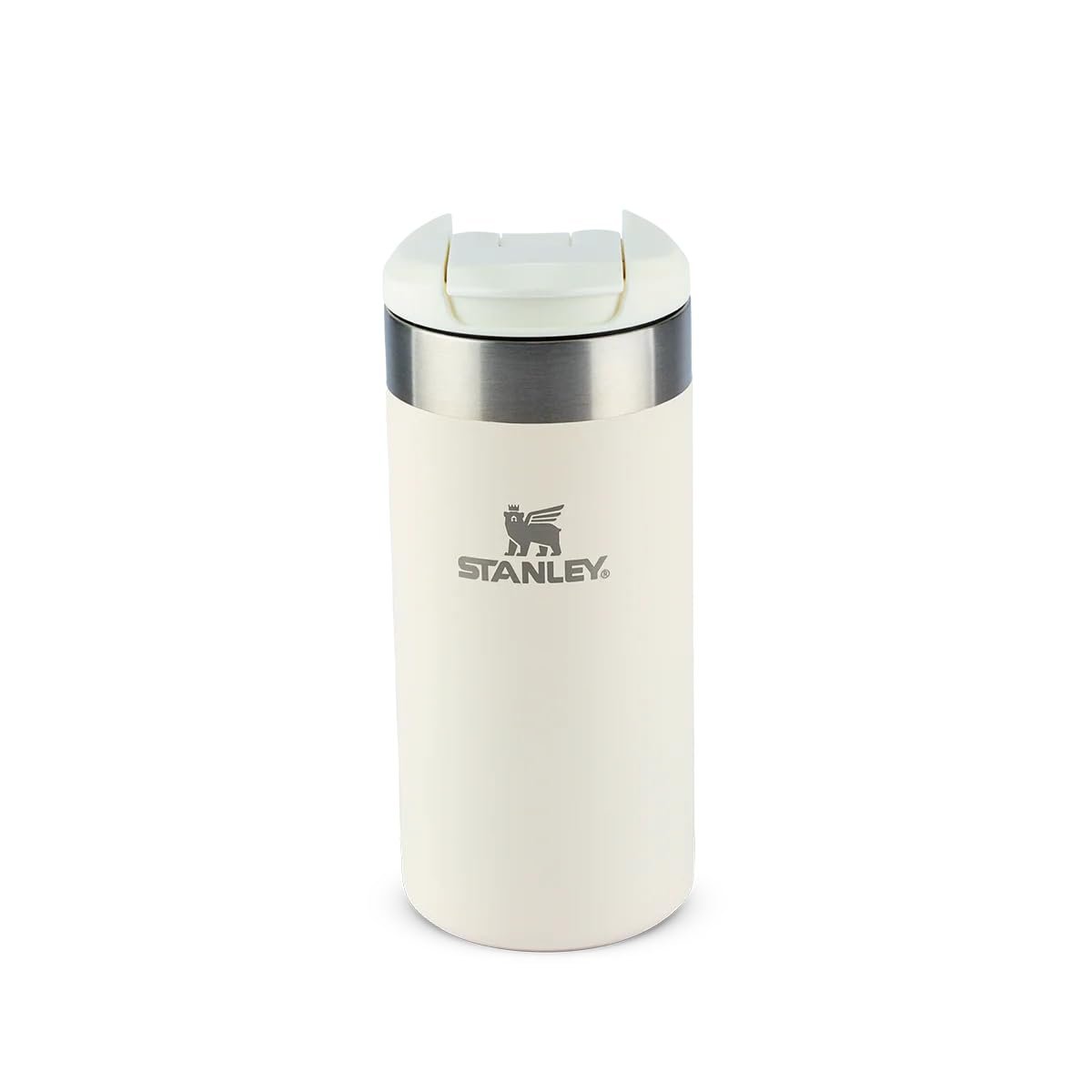 Stanley - Garrafa Térmica AeroLight Transit, garrafa isolada em vácuo para café, chá e bebidas, em aço inoxidável leve, 354ml, Cream