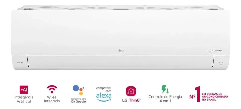 Ar-condicionado Hw LG Dual Inverter +ai Voice 12k R32 Fr 220 Branco