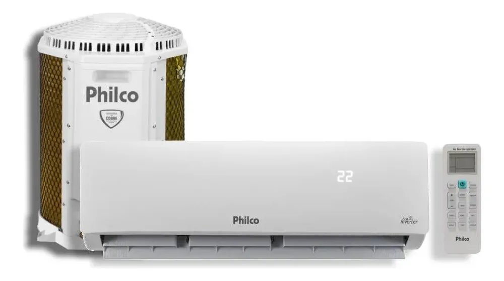 Ar Condicionado Inverter Philco 9000 Btus Frio 220v Pac9ft Branco 220v