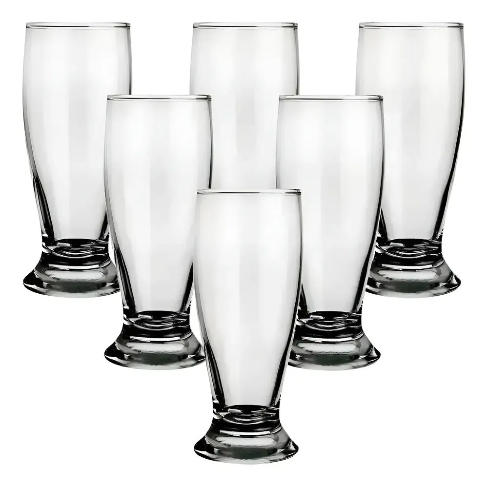 Conjunto De Copo Chopp Munich Nadir Figueiredo 6 Peças 300ml Cor Transparente