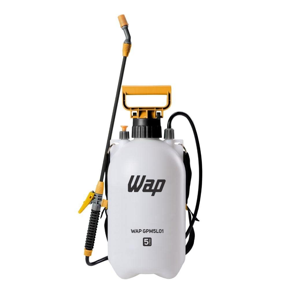 WAP Pulverizador Manual 5 Litros GPM5L01 Borrifador Com Compressão Prévia Jato Regulável Trava Para Pulverização Contí­nua