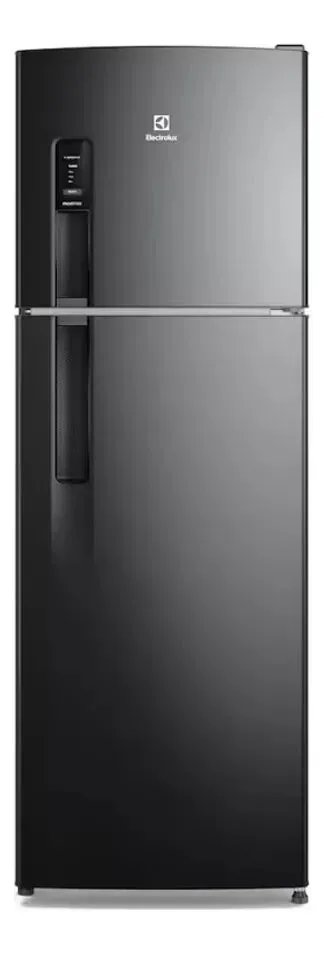 Geladeira Electrolux Frost Free 380L AutoSense Inverter Black Inox Look (IF41B) 127v