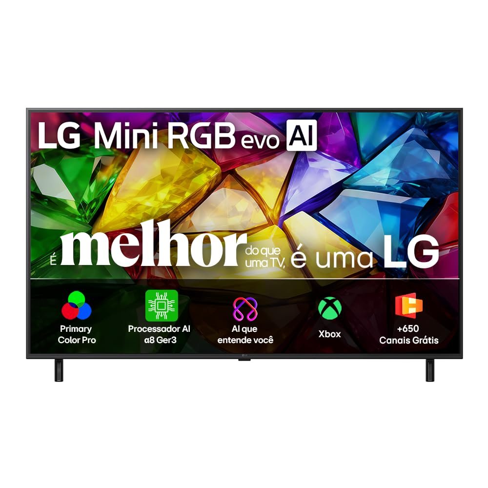 Smart TV LG Mini RGB evo AI 4K MRGB85 65 polegadas 2026