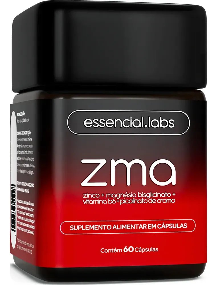 ZMA ULTRA 1000mg - Fórmula Exclusiva Precursor Testo - 60 Cápsulas