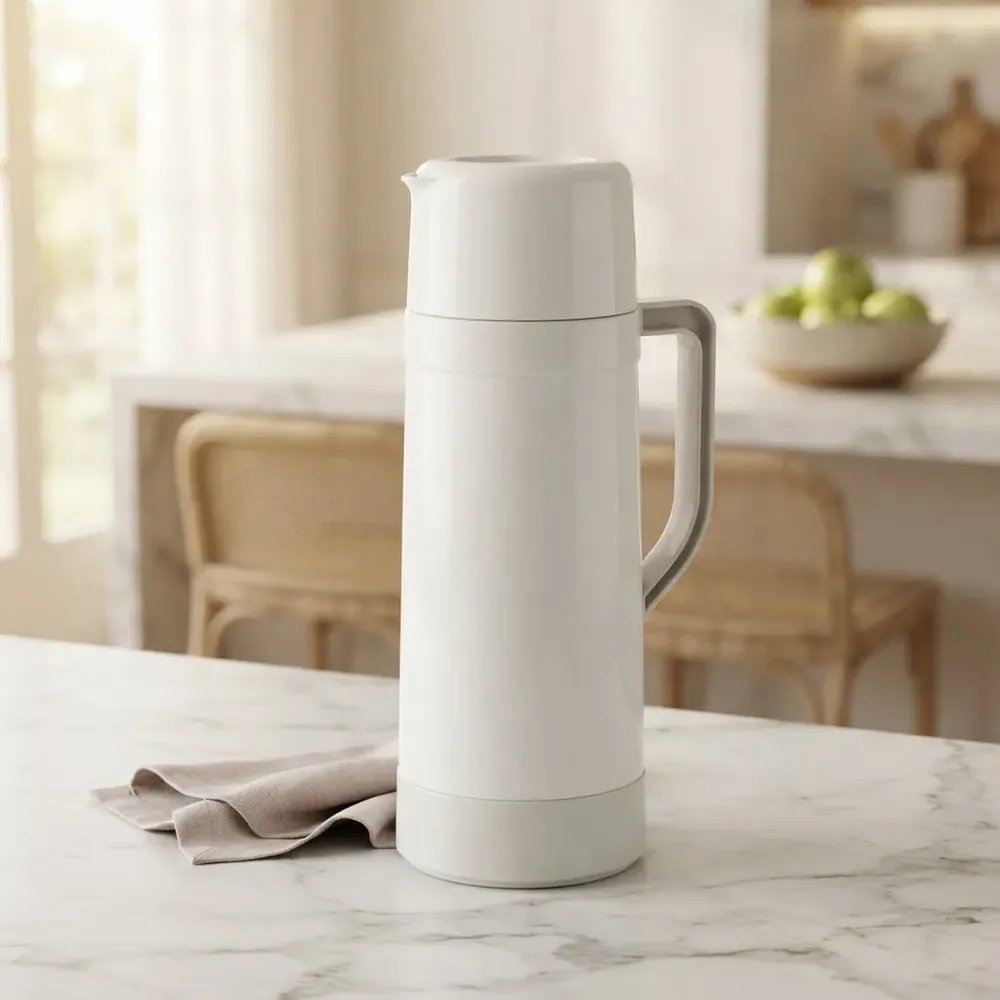 Garrafa Térmica Topázio Cristal 1l - Soprano Branco