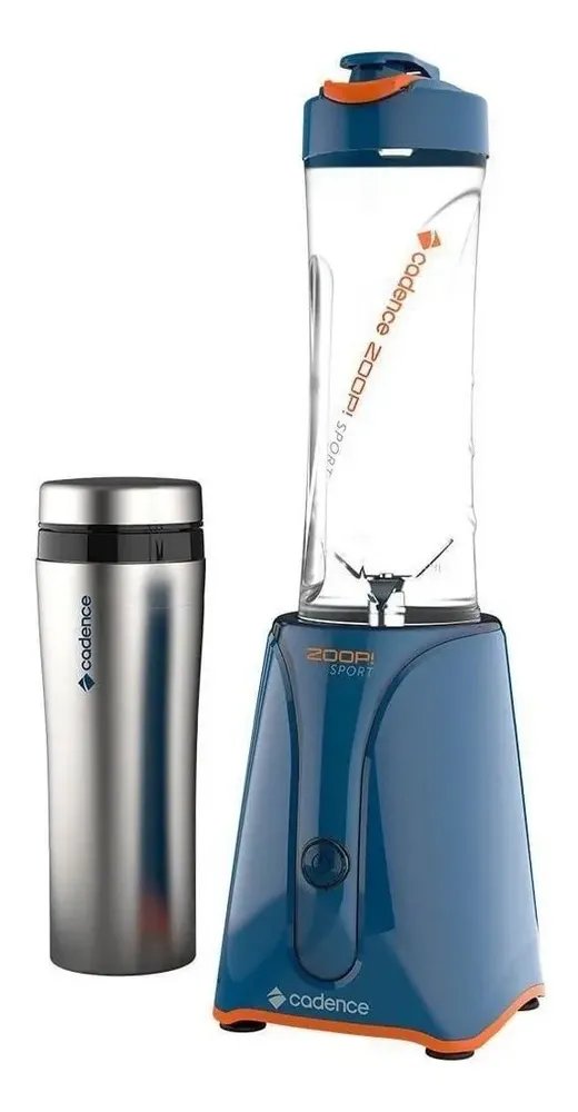 Blender Zoop Sport Inox Cadence Com 2 Jarras