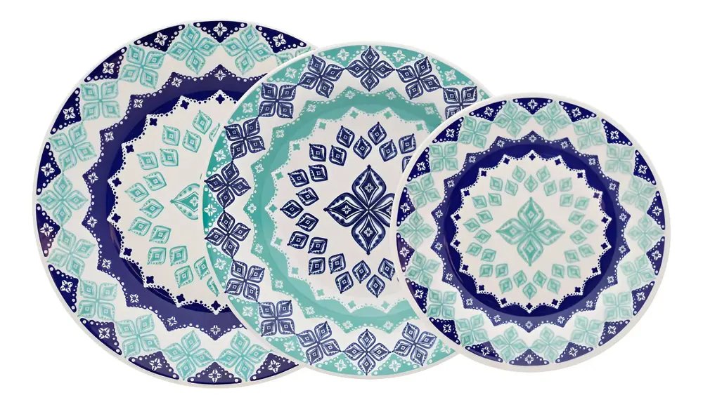 Aparelho De Jantar 12 Peças Biona Lola Donna 24