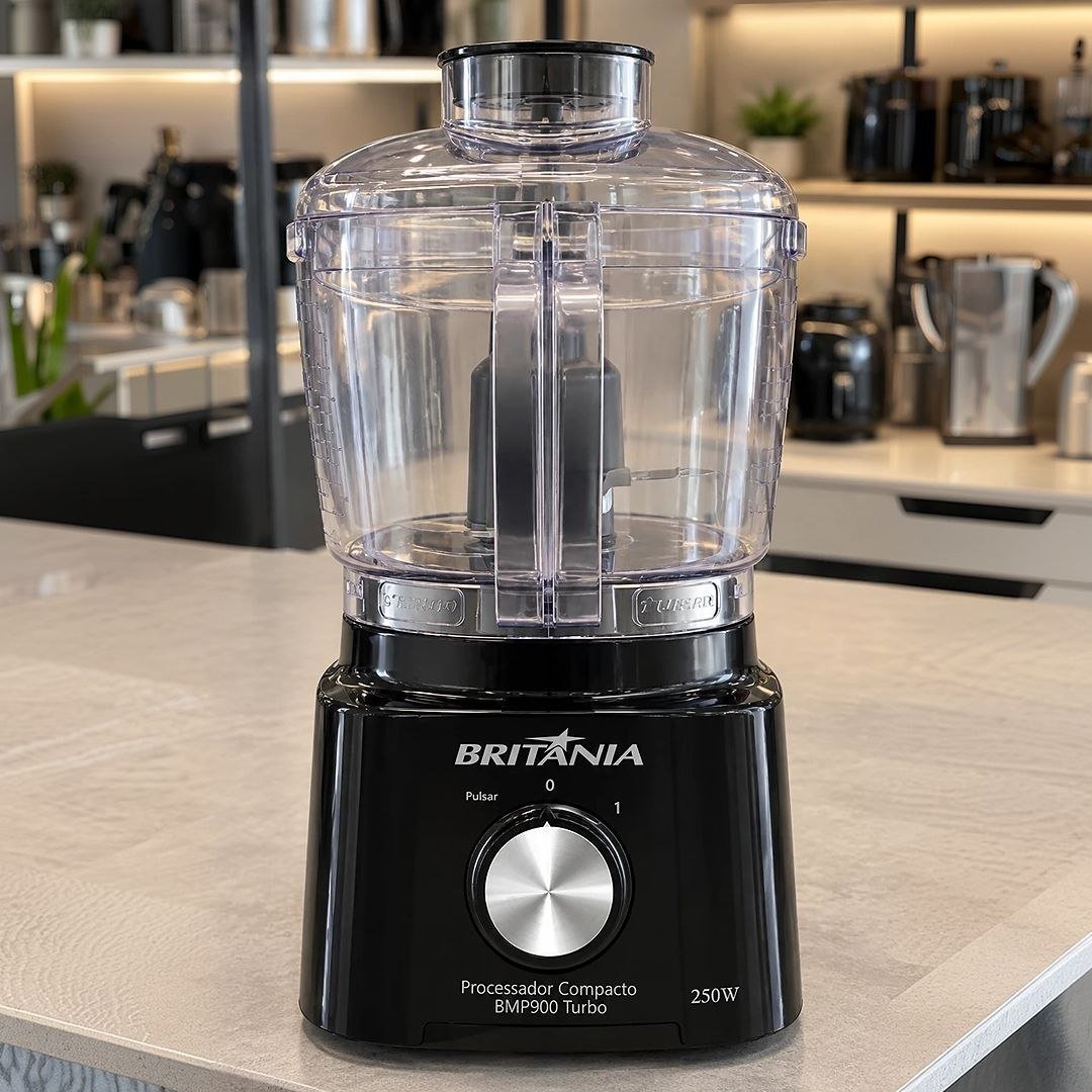 Multiprocessador Britânia BMP900P Turbo com 500 mL e 300 W – Preto