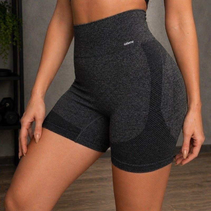 Short Selene Levanta Bumbum Sem Costura Sem Transparência