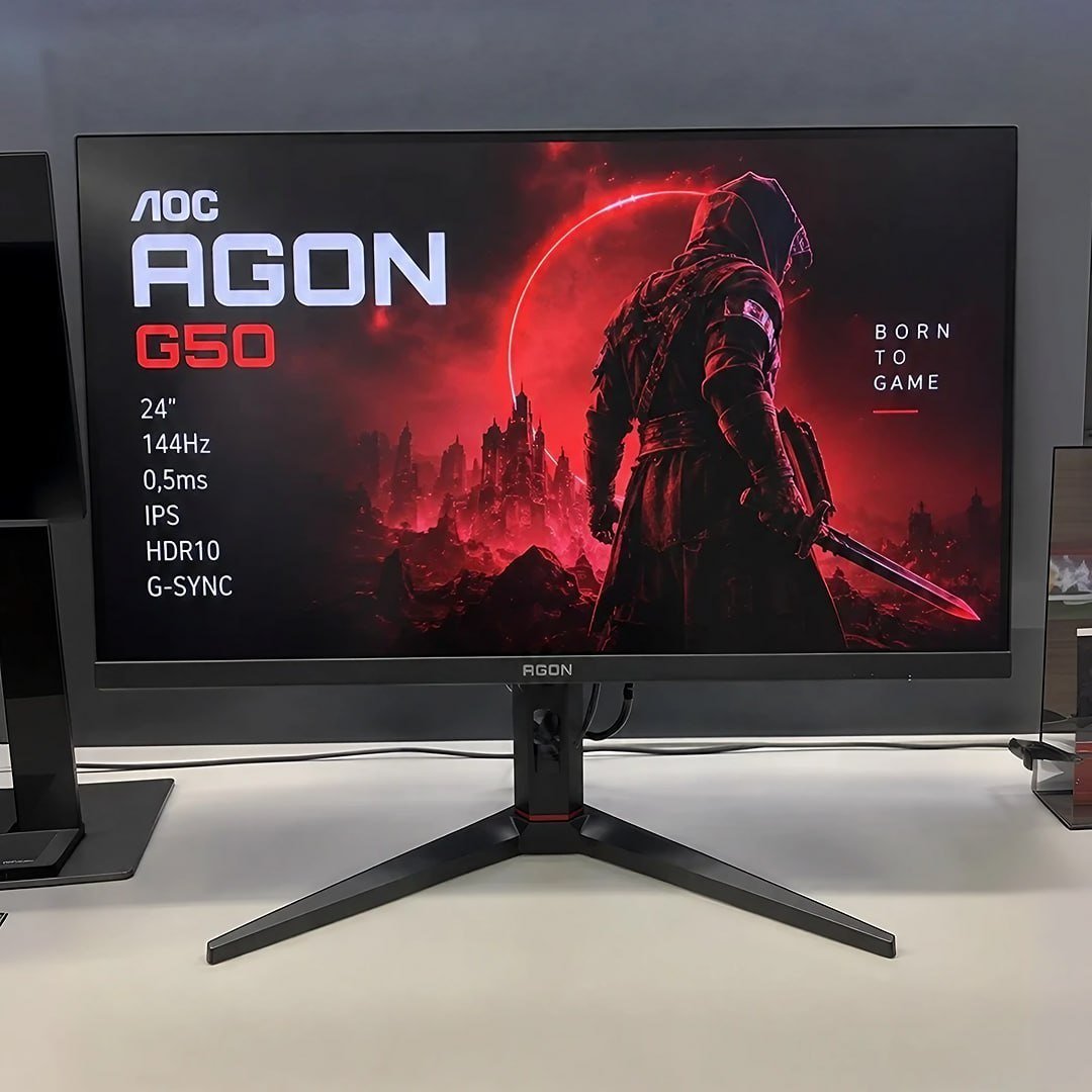 Monitor Gamer AOC AGON G50 24" 144Hz 0,5ms IPS HDR10 G-SYNC 24G50F
