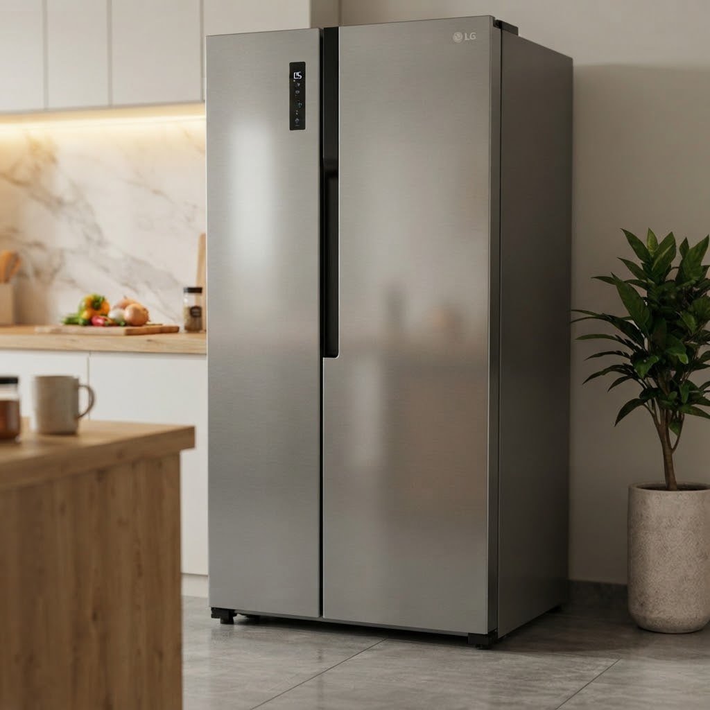 Refrigerador LG 509 Litros Side By Side Prata – 220 Volts