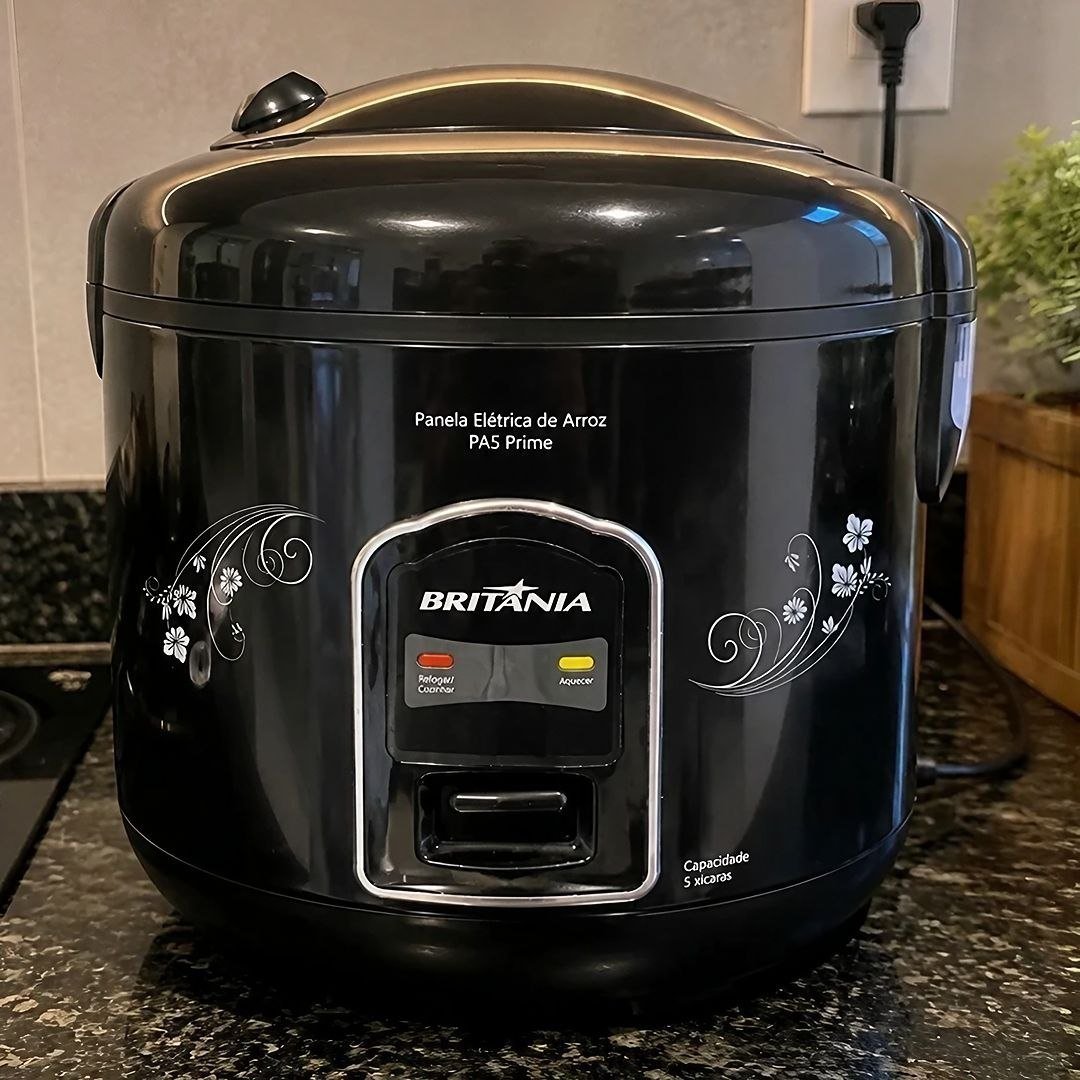 Panela Arroz, PA5 Prime, 400W, Preto Britânia 127V