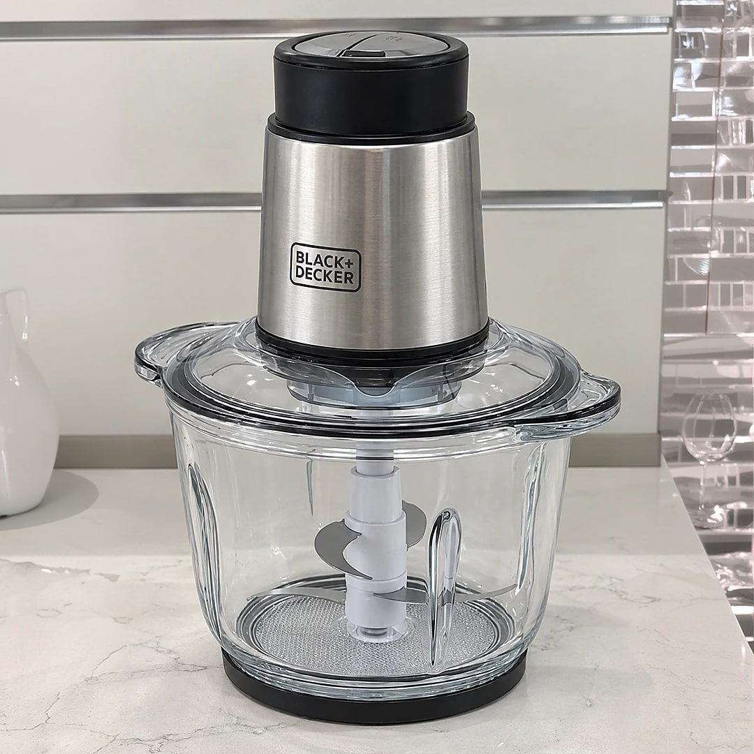 BLACK+DECKER Processador de Alimentos Gourmand Gris, MP300G, 110V