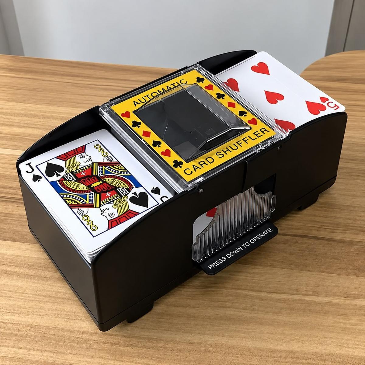 Embaralhador Automático Cartas Baralho Jogos De Mesa
