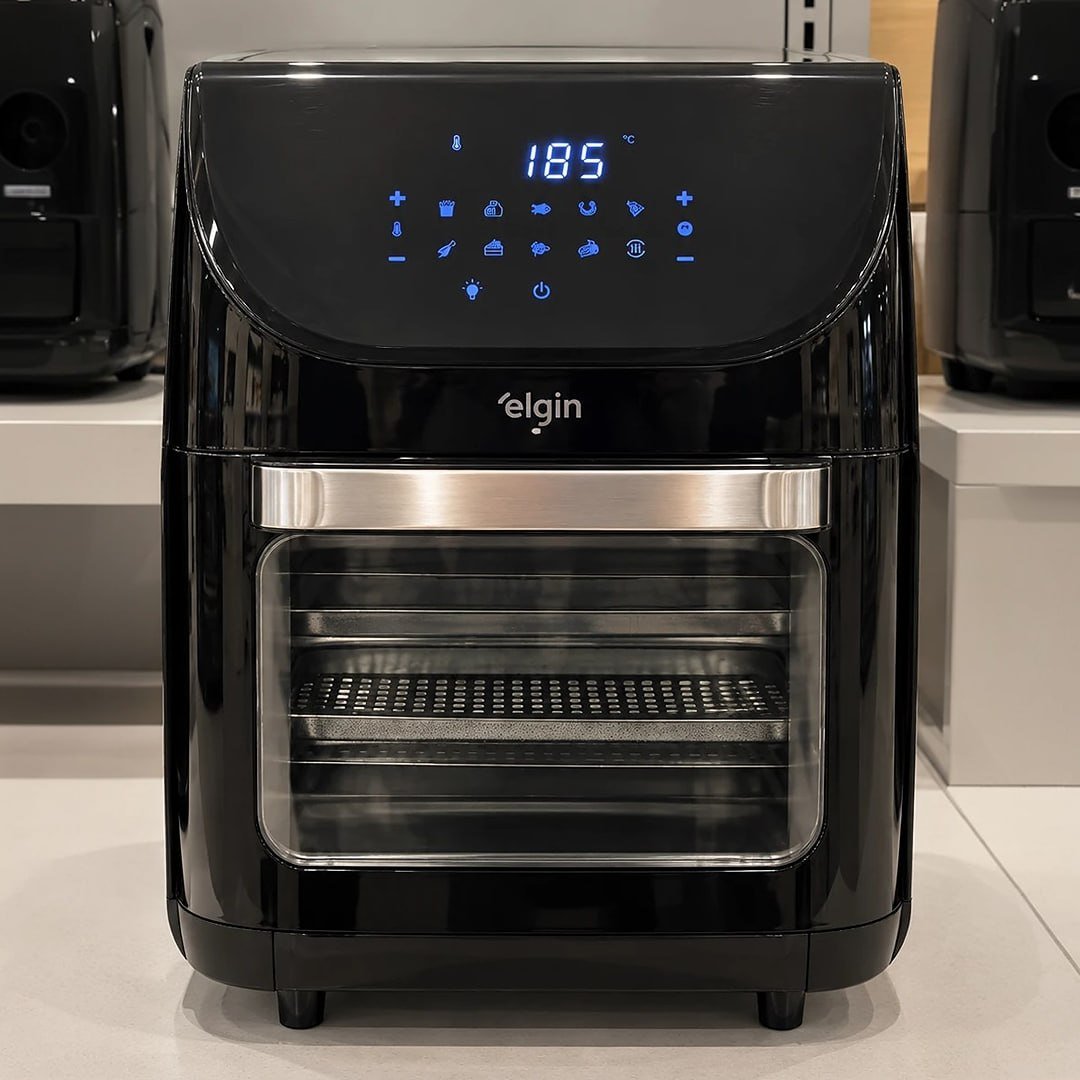 Fritadeira Air Fryer Family Oven Fry Elgin 12L 220V 1.900W 10 funções e Painel Digital