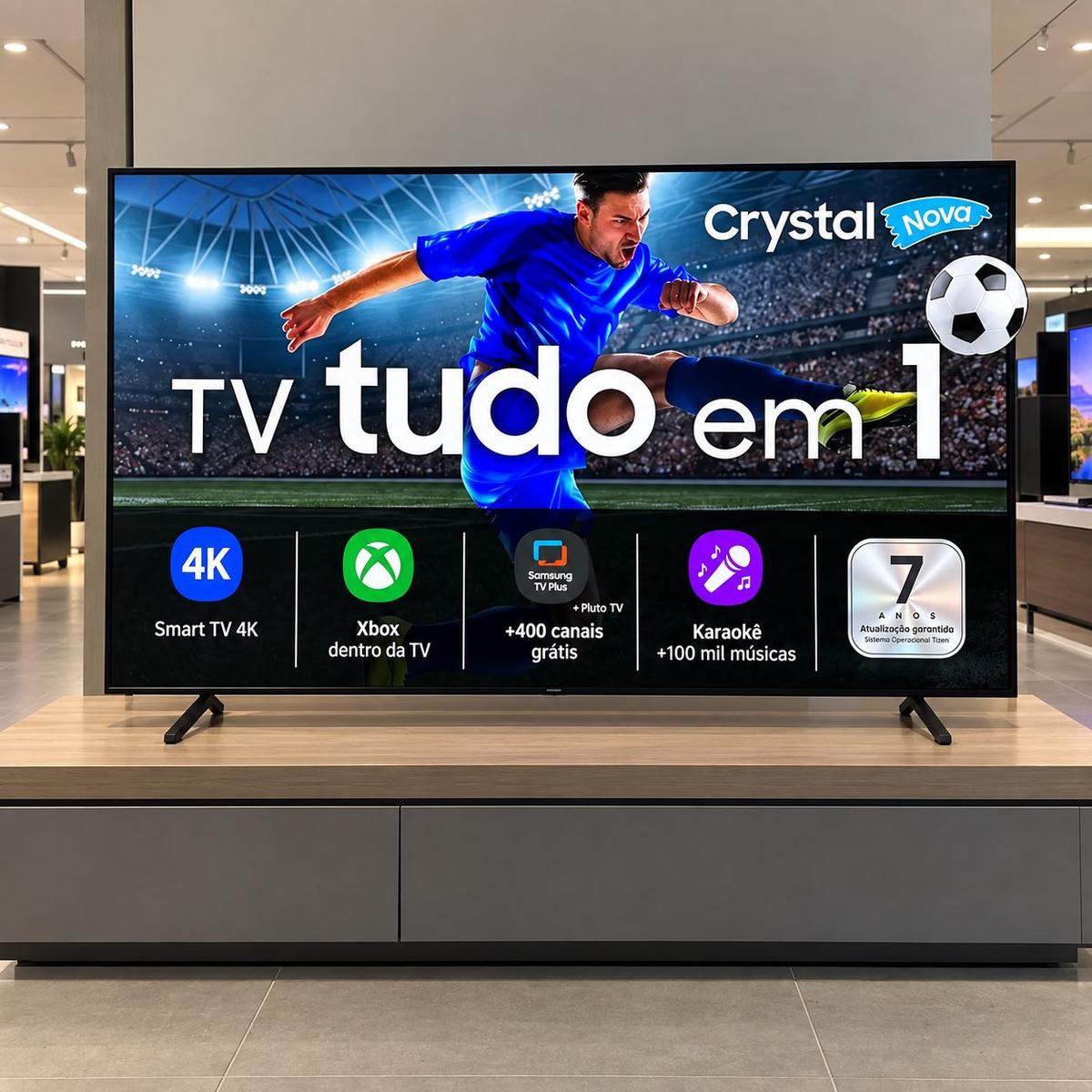 Samsung Smart Tv 65 Crystal Uhd 4k U8600f 2025, Alexa