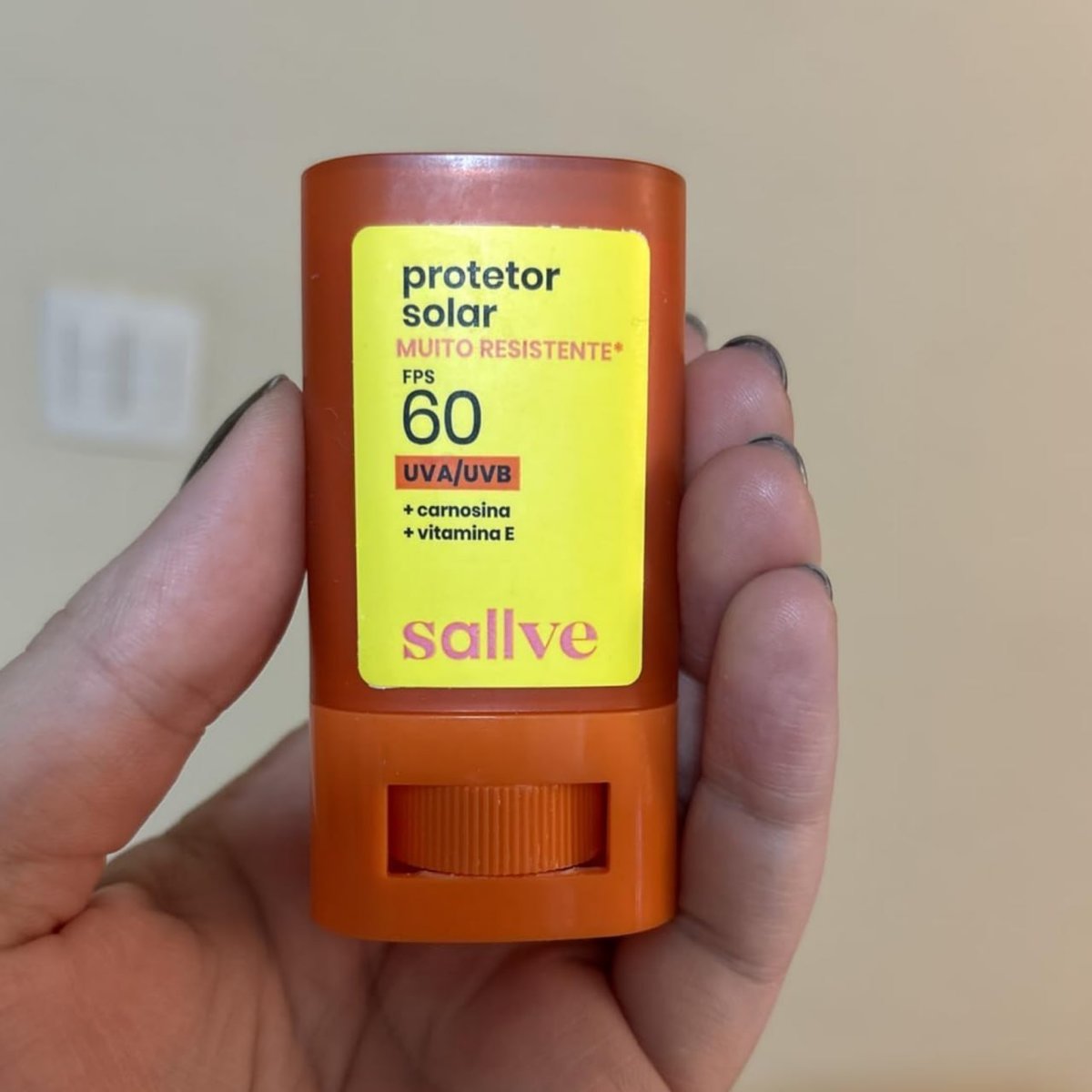 Sallve Protetor Solar em Bastão FPS60 15g