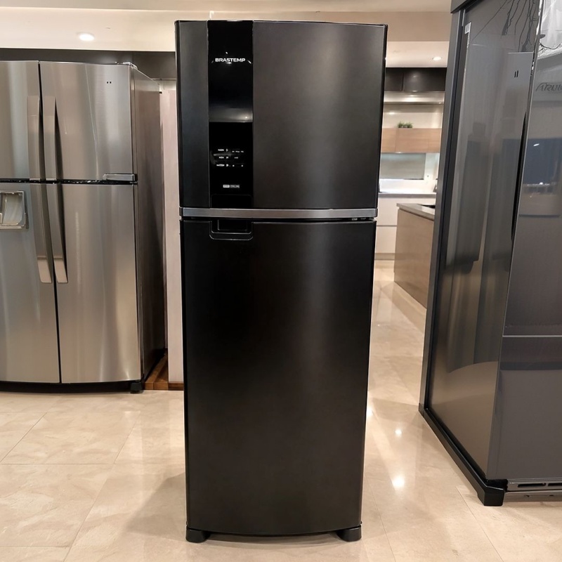 Geladeira Brastemp Frost Free 415 Litros Duplex Preta - BRM52ME
