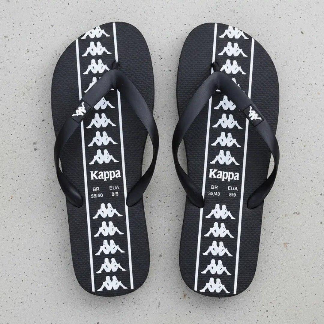Chinelo Kappa Beach Adulto Unissex Em Borracha