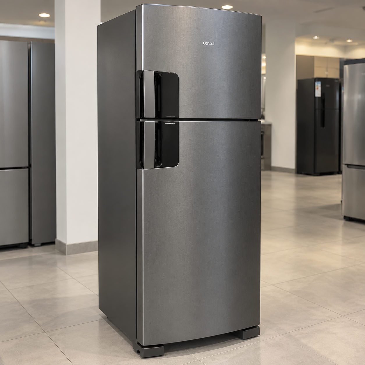 Geladeira Consul Frost Free 455 Litros Duplex Inox - CRM53MK